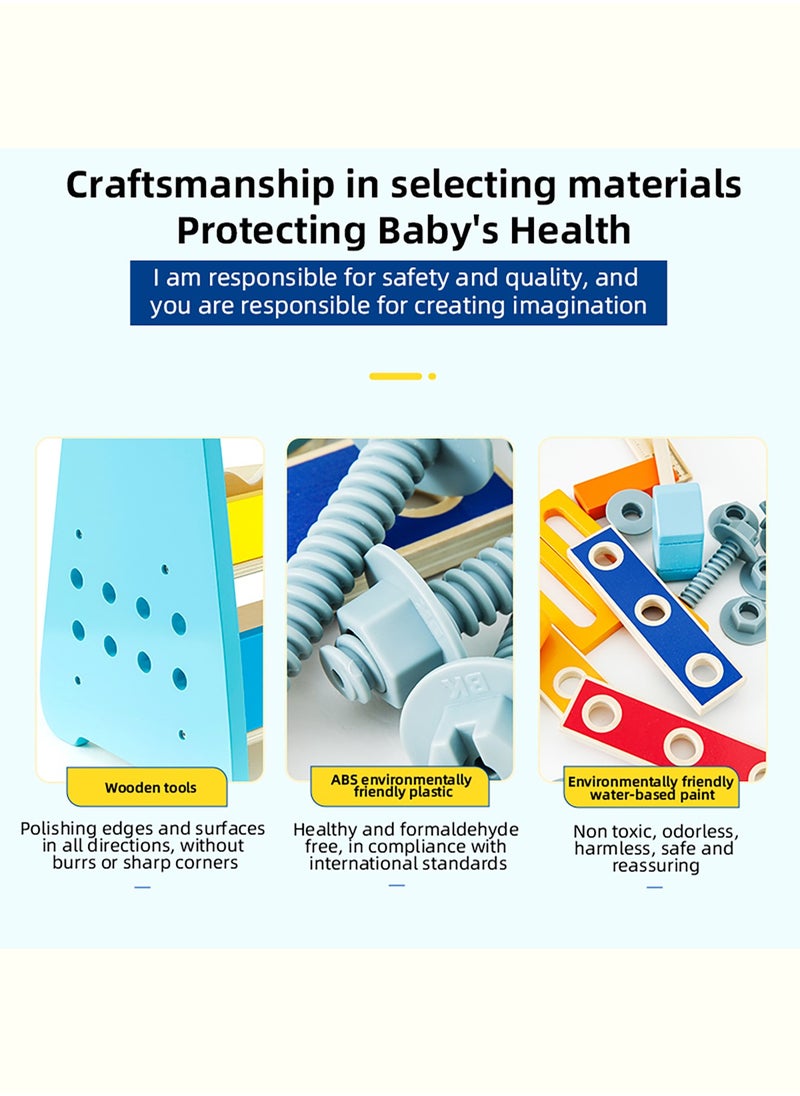5 Simulated Children’S Toolboxes Multifunctional Assembly Workbench Toys ABS Environmentally Friendly Plastic