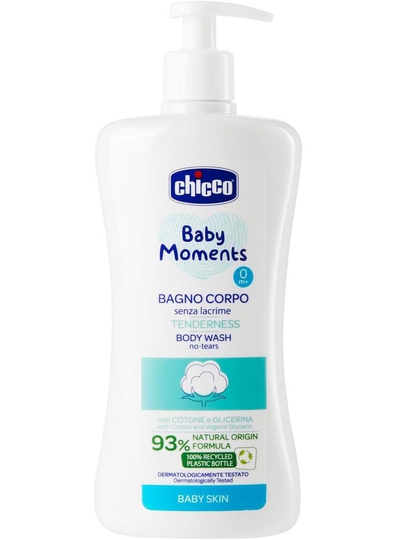 Baby Moments Body Wash No-Tears Tenderness For Baby Skin 0M+ 500Ml, Multi Color