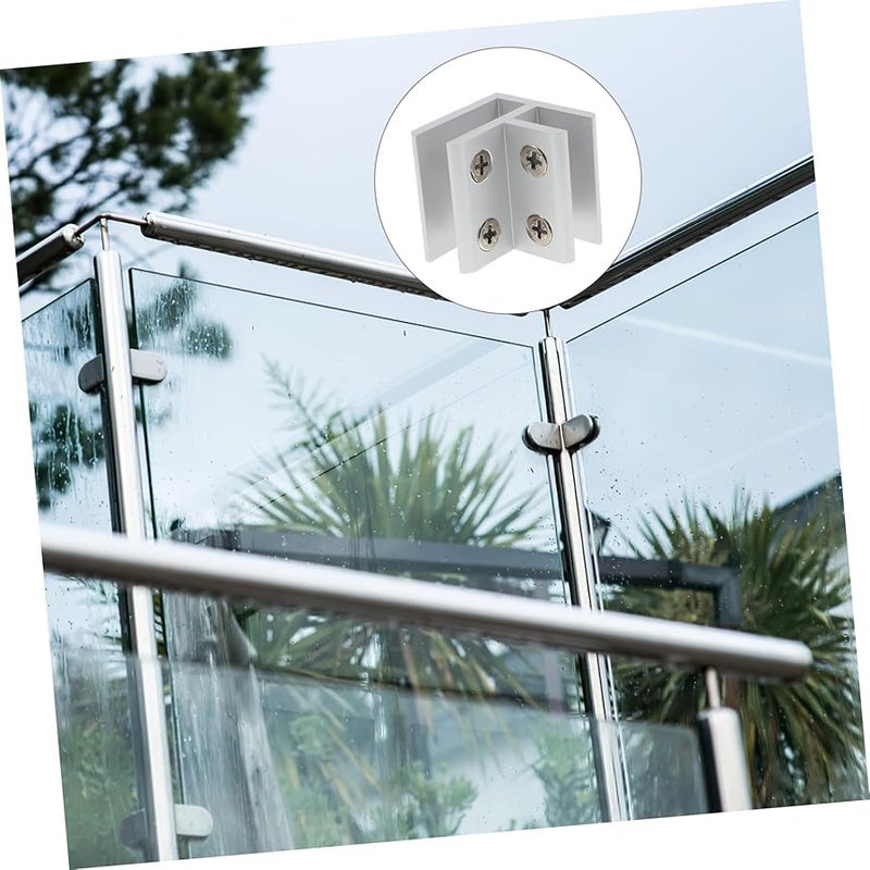 Jojofuny 4Pcs Heavy Duty Straight Edge Clamp Set for Woodworking Glass and Railing - Image 5