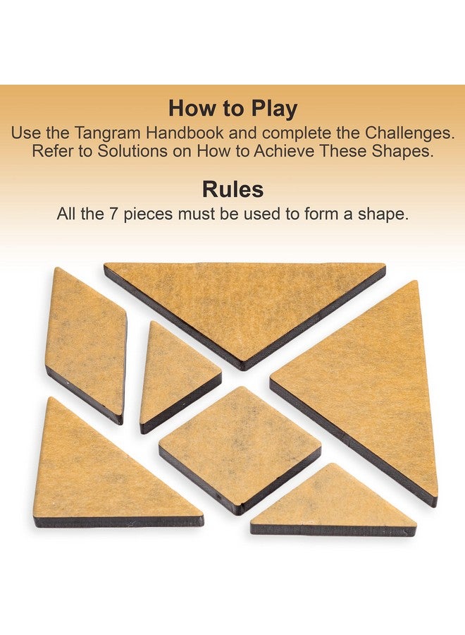 تويز بوكس لعبة أحجية تانجرام التعليمية من تويز بوكس، 7 قطع و786 نمطًا، لعبة أشكال لتنمية ذكاء الأطفال - Image 2