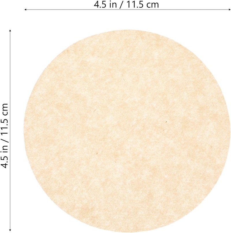 Baking Paper Circles 11.5cm Unbleached Parchment Non-stick Oil-absorbing Sheets 500pcs for Baking Bbq Hamburger Wrapping and Cooking - Image 2