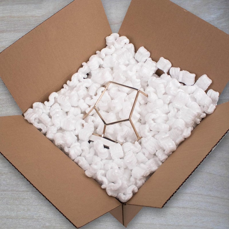 MagicWater Supply - 0.5 Cu Ft - White Packing Peanuts - Anti-Static S Shaped Cushion for Shipping, Void Filling & Storage - Protect Your Goods - Image 5