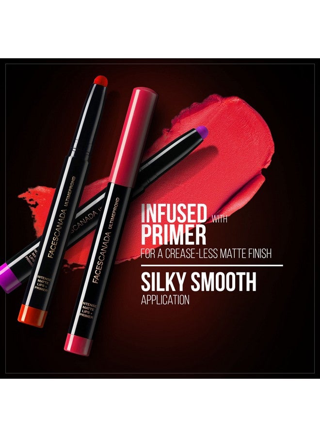Facescanada FACES CANADA Ultime Pro HD Intense Matte Lips + Primer - Caramel N03, 1.4g | 9HR Long Stay | Primer Infused For Flawless HD Matte Finish | Intense Color Lightweight Silky Smooth Cream Application - Image 4