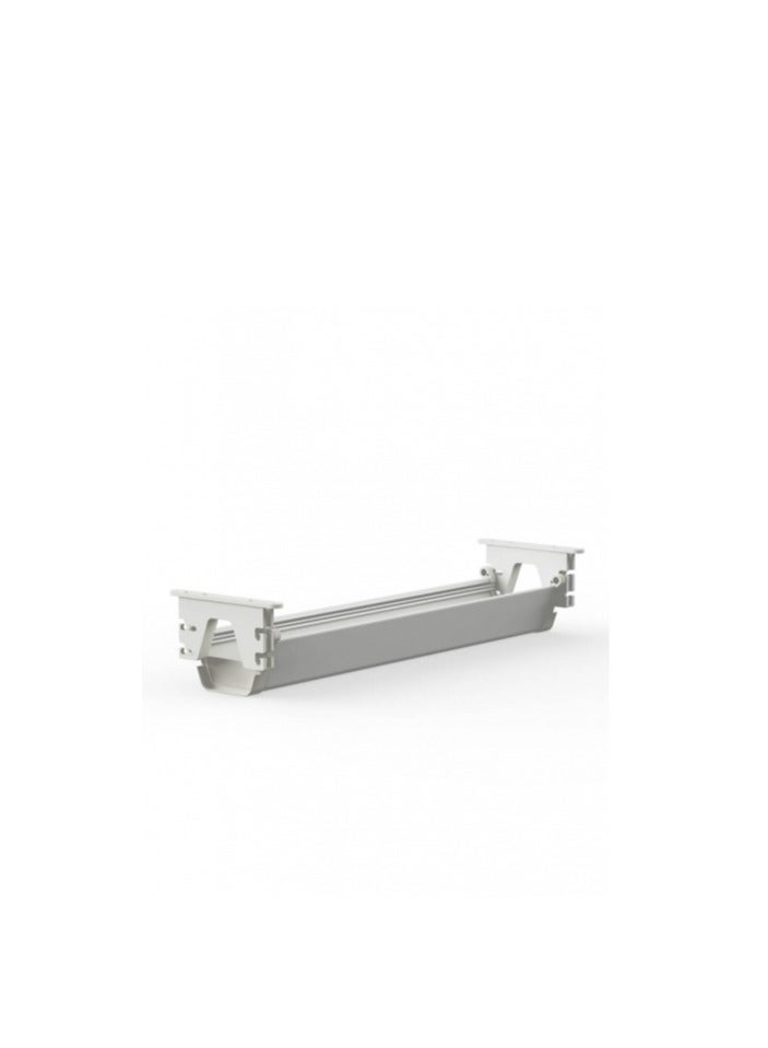 WORKSPACE TRAK Under-Desk Multi-Functional Cable Tray: 65cm Length, 11cm Depth, Adjustable Height Stage Modes