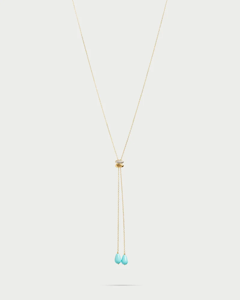 Rue Des Mill Statement Turquoise Necklace