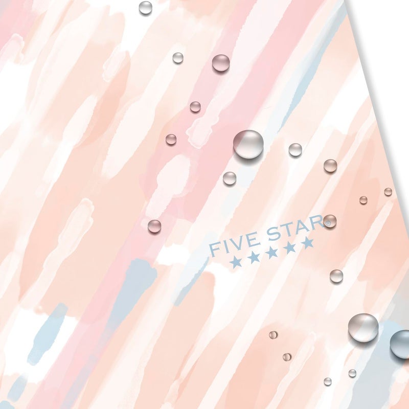 Five Star Spiral Notebooks + Study App, 2 Pack, 1 Subject, Wide Ruled Paper, 10-1/2" x 8", Brushy Move (930060FA-RSP) - Image 5