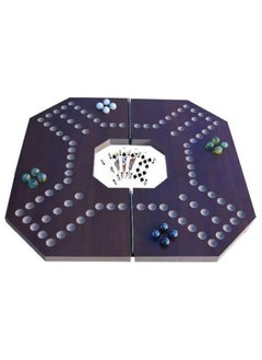Jackaroo Foldable jackaroo game with 16 marble balls 40 x 40 cm  - Image 4