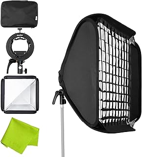 Godox GODOX Godox 32x32inch Strip Softbox with S2 Speedlite Bracket Bowens Mount for Godox V1 Series, AD200Pro, AD400Pro, - Image 1