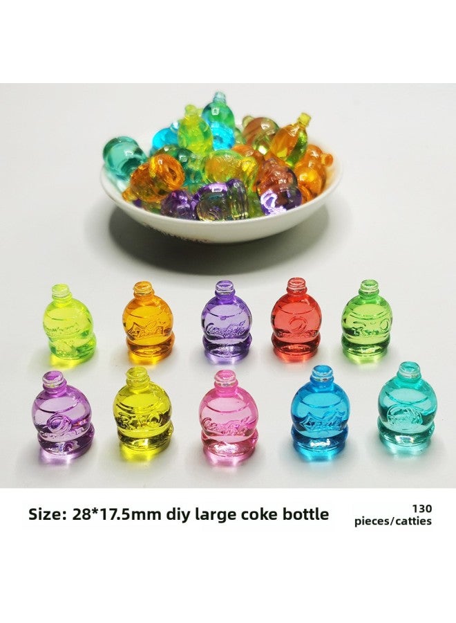 Color Spinning Top Children's Toy Set 3A Acrylic Healthy Durable Material Cartoon Animal Handmade Jewelry-Color:DIY Barrel Coke Bottle (130/kg) - Image 1