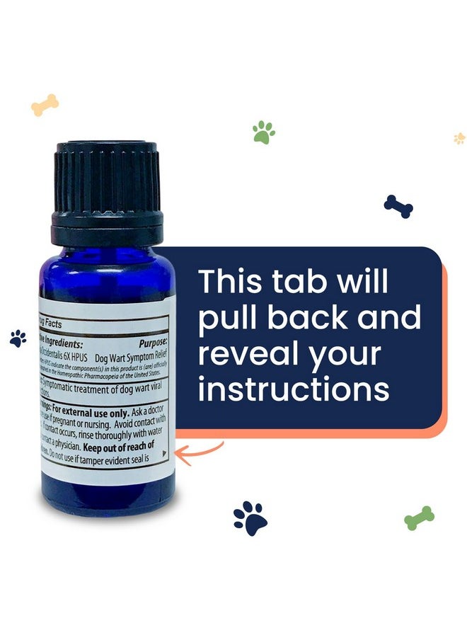 Naturasil - AllNatural Dog Warts Remover By Naturasil  Pure Thuja & Plant Extracts For Topical Wart & Skin Blemish Remover On Pets | FastActing, Gentle & PainFree | No Acids | Safe For Dogs 3+ Months | 15Ml - Image 1
