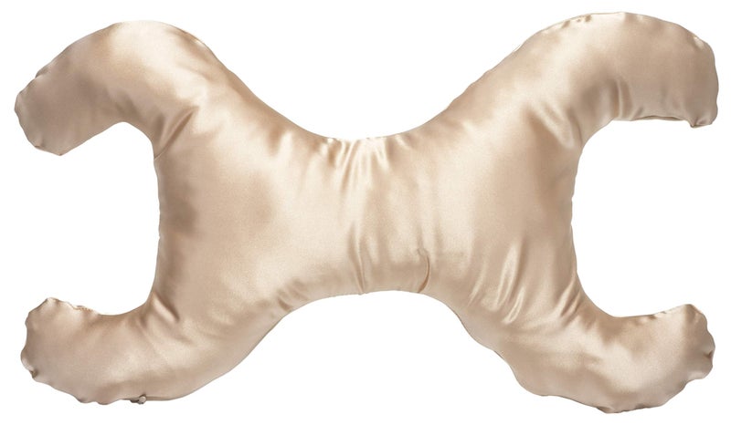 Save My Face!" La Petite Pillow (Champagne, Satin) - Image 1