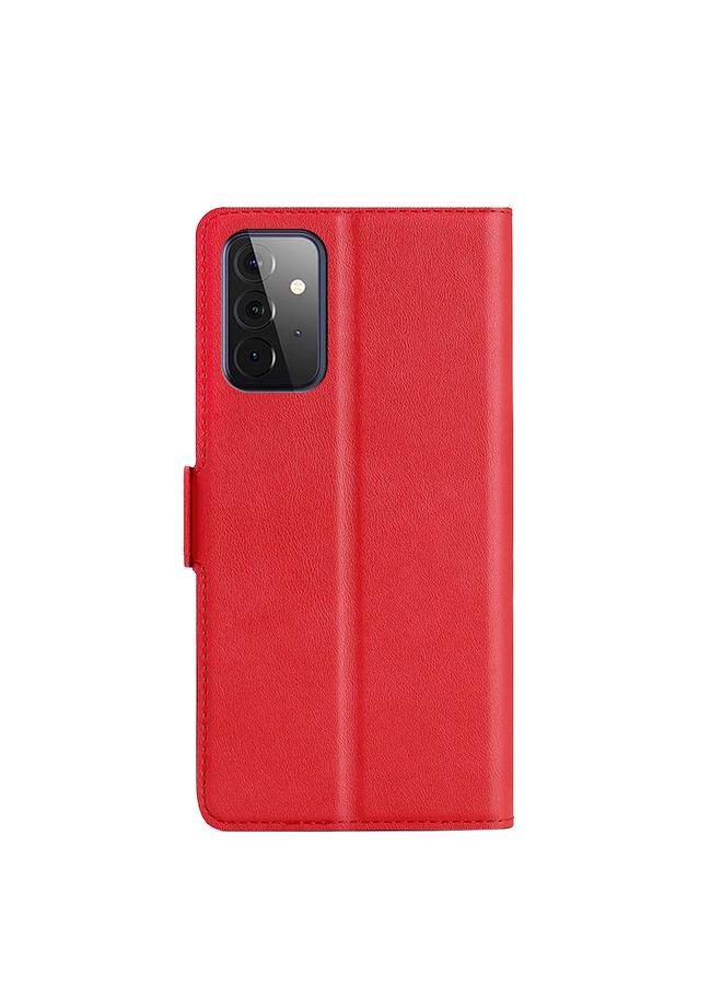 S-TOP Case For Samsung Galaxy A72 5G / 4G Ultra-thin Voltage Side Buckle PU + TPU Horizontal Flip Leather Case with Holder & Card Slot - Image 3