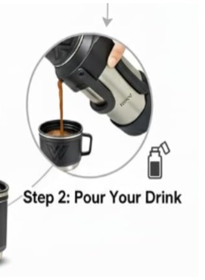 DENX Large Capacity 2L Insulated Water Bottle – Stainless Steel, Leakproof, Portable for Travel, Camping, Office - Image 4