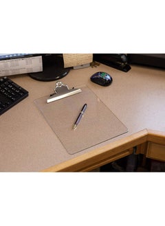 KASTWAVE Plastic Clipboards, Multi Pack Clipboard Transparent Strong Holds 100 Sheets, Acrylic Clipboards Big Clip Board Clips 12.5 x 9 Inch Set of 6  - Image 3