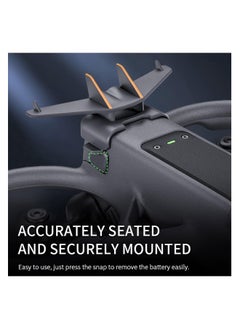 Generic Flight Tail for DJI Avata 2, Drone Tail Wing Battery Anti Release Clip Holder Flight Tail Drone Accessories Flying Snap Protective Cover Battery Anti-Drop Fixed Bracket  - Image 4
