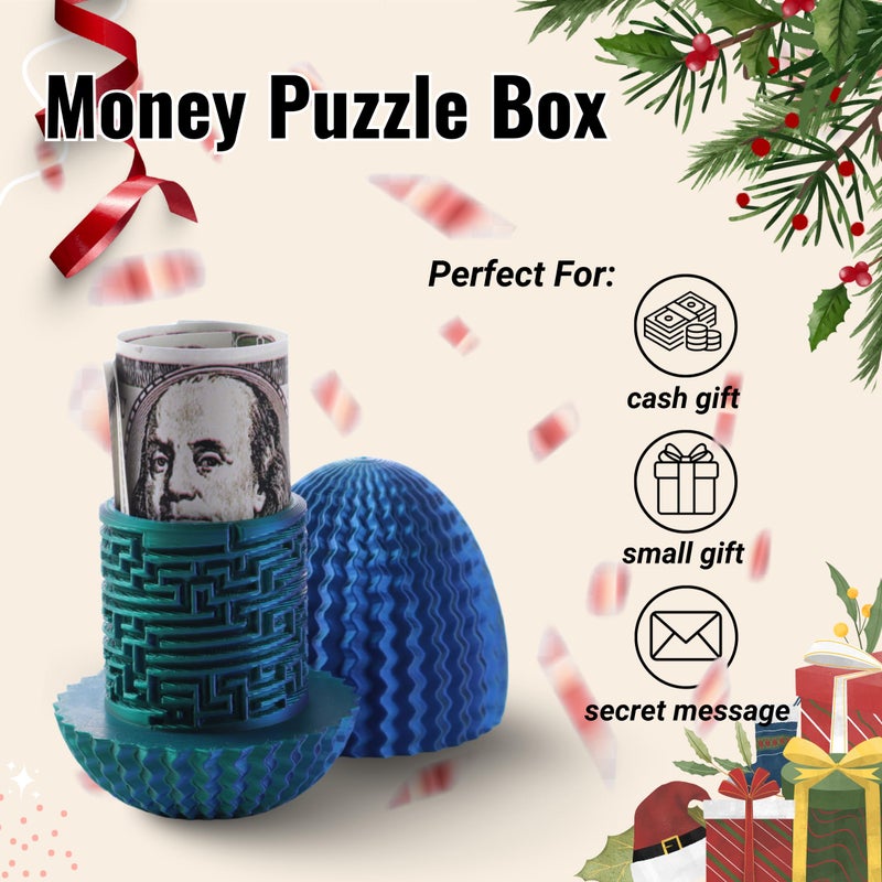 Galapopo Maze Egg Money Puzzle Gift Box: Available in 4 Unique Internal Designs - Secret Cash Holder & Surprise Gift Container for Easter, Birthday, Wedding - Fun Brain Teaser Toy for Kids & Adults - Image 5