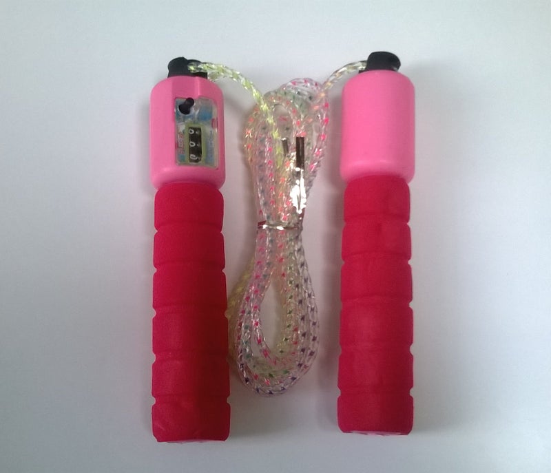 Glitter Collection (R) Skipping rope with counter, exercise skipping rope Random colour SKPROP - Image 5