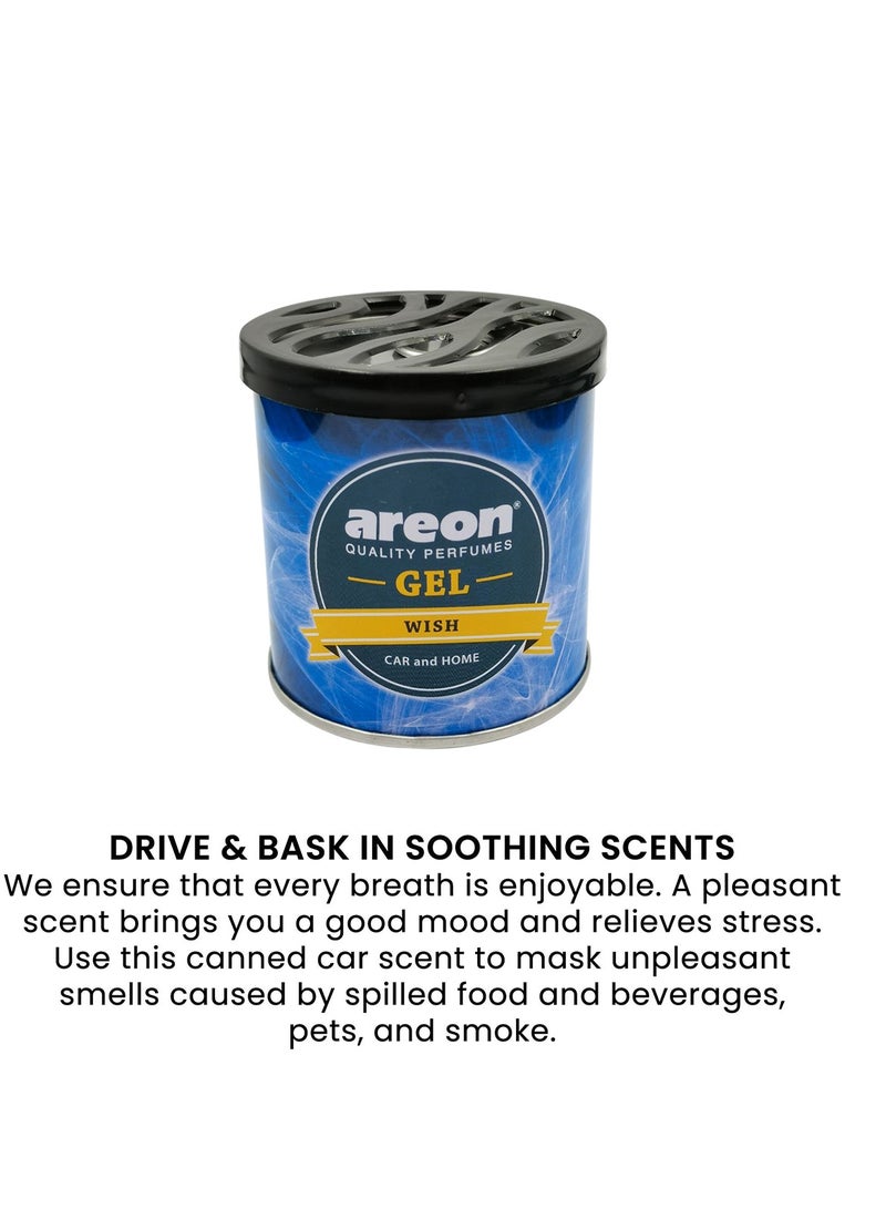 Areon Wish Gel Air Freshener for Car 80g - Image 5