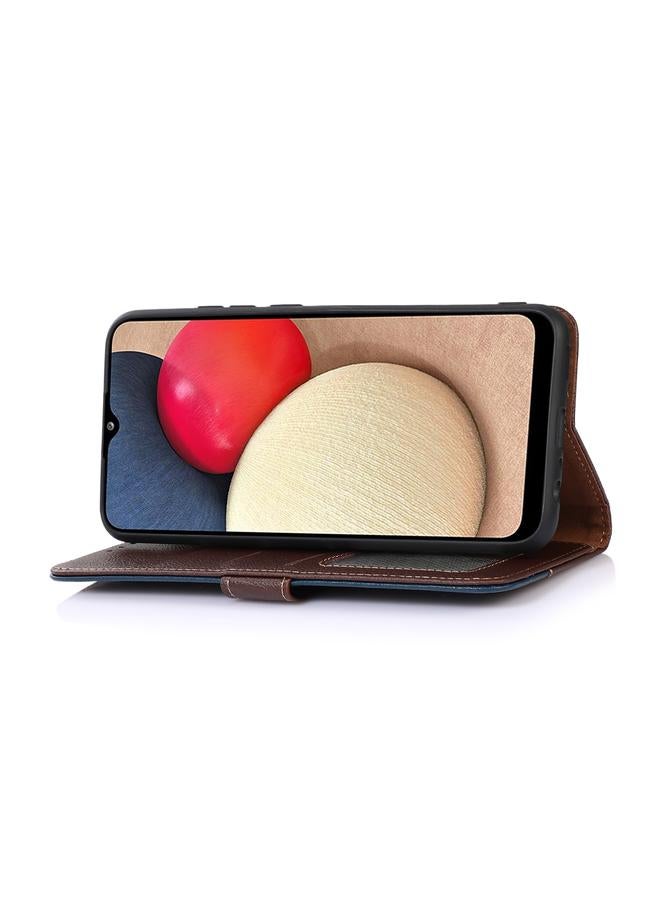 S-TOP Case For Samsung Galaxy S24 Ultra 5G KHAZNEH Litchi Texture Leather RFID Phone Case - Image 5