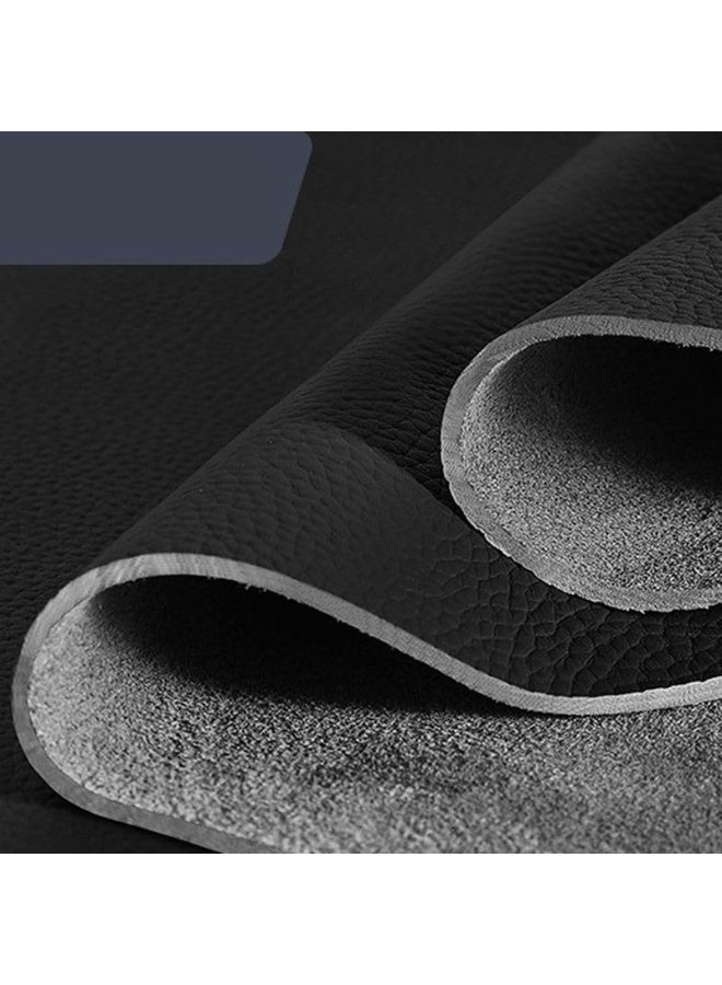 Zayn comforts Modish Midnight Black Faux Leather Sofa â€“ 3-Seater with 4/3 Pillows, Available in 280cm, 310cm & 340cm Sizes (340cm) - Image 5