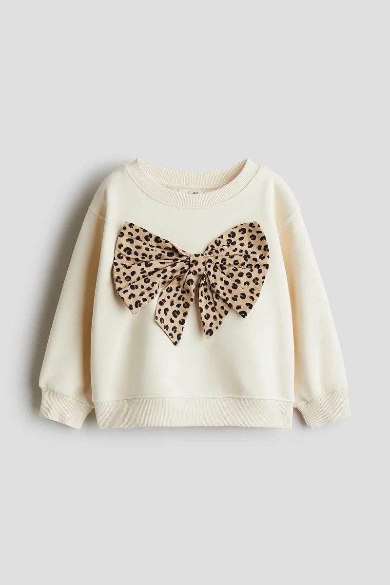 H&M Bow-detail sweatshirt