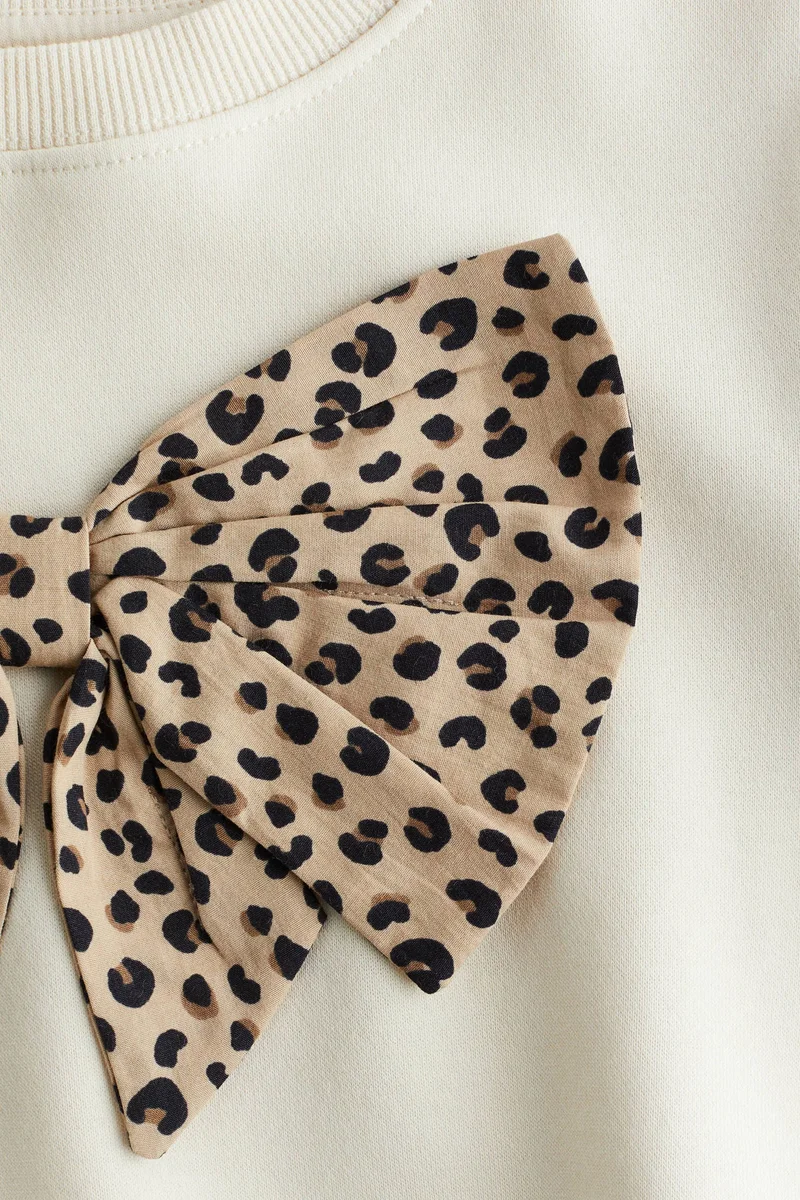 H&M Bow-detail sweatshirt