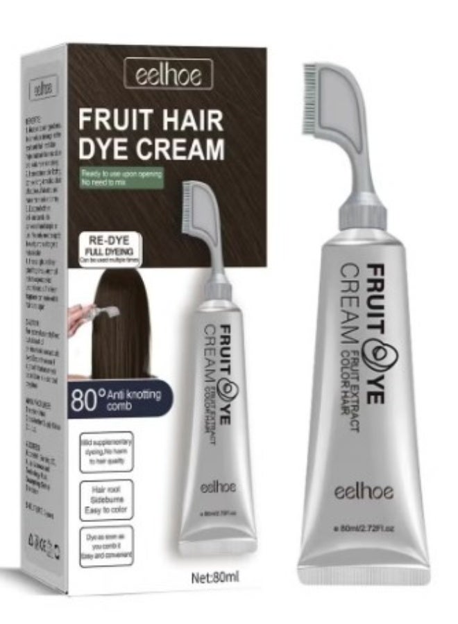 EELHOE Fruit Essence Hair Dyeing Comb black 80ml