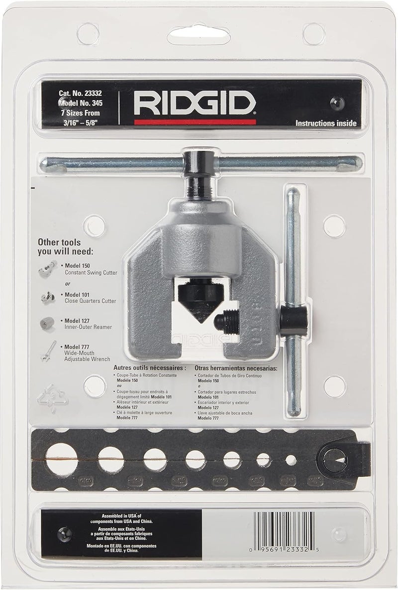 RIDGID أداة تشكيل الأنابيب RIDGID 23332 345 لزوايا 45 درجة - Image 3