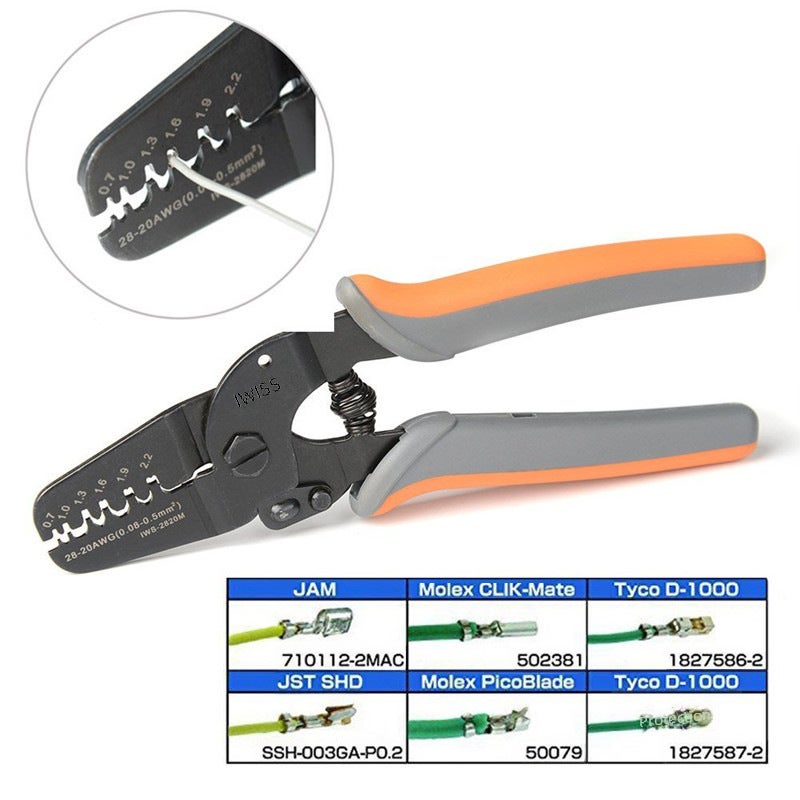 مقواس تشويه IWS2820 عبر الحدود مقواس طرفية JST1.0 دوبونت 2.0 مقواس تشويه لمسافات 1.25 مم و 1.5 مم (مقواس تشويه IWS-2820 1 PH2.0) - Image 4
