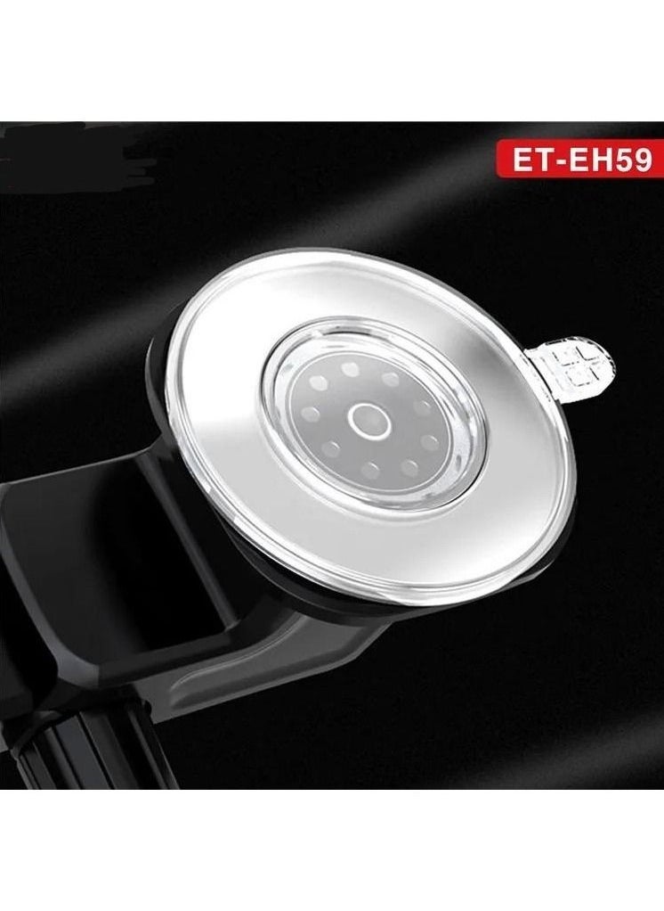 Earldom "360° Rotating Car Phone Mount – Universal Suction Cup Holder for Windshield & Dashboard | Secure Grip, Adjustable for GPS & Hands-Free Calls (ET-EH59)" - Image 4