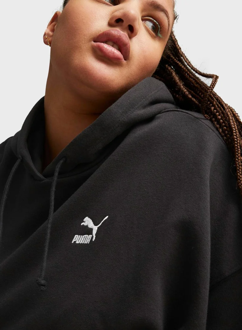 PUMA Classics Cropped Hoodie