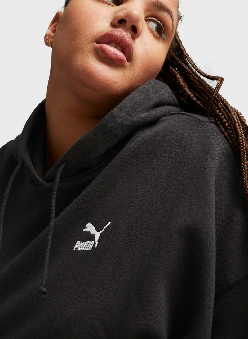 PUMA Classics Cropped Hoodie - Image 3