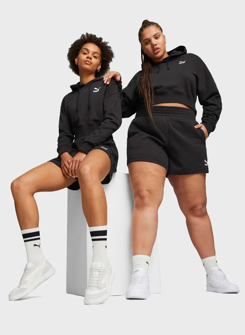 PUMA Classics Cropped Hoodie