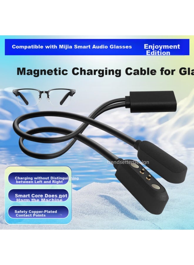 Chic Style Magnetic Charging Cable For Xiaomi Eyeglasses, Mijia Smart Audio Bluetooth Eyeglasses Charging Cord