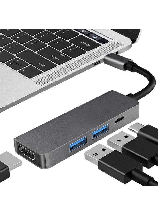 Typec Seven-in-one Docking Station Multifunction Mobile Phone Laptop Usbchub Hd Hdmi4k Hub-Color:39b 4-in-1  - Image 1
