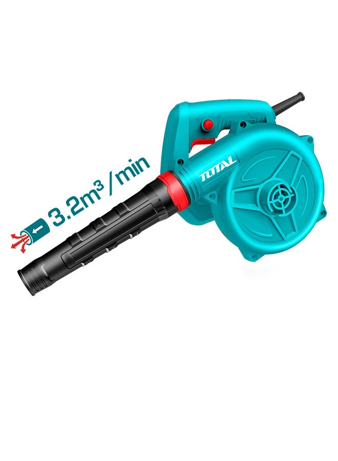 Total Tools TOTAL 400W Electric Leaf Blower and Vacuum | High-Speed 14000RPM | 3.2m³/min Airflow | Dual-Function Blower with Dust Bag | 220-240V  - Image 1