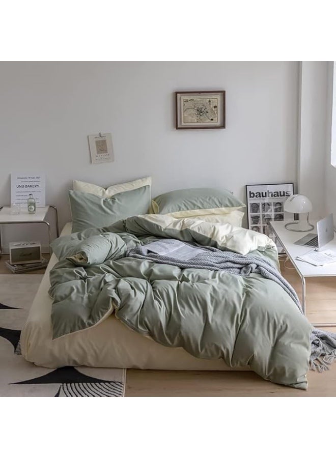 Yahor King Size Duvet Cover Set Luxury Ultra-Soft High-End Bedding Set - Ultimate Comfort, High Cotton Breathable Fabric, Enhance Your Sleep Experience (S6, King Size) - Image 1