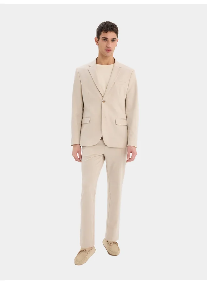 DeFacto DeFacto Men Beige Basic Pocket Straight Leg Pant
