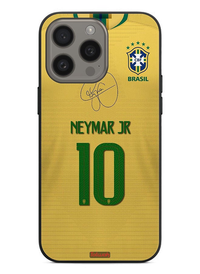 Tolwak Apple iPhone 15 Pro Max Protective Case Cover Neymar Jr 10 - Image 2