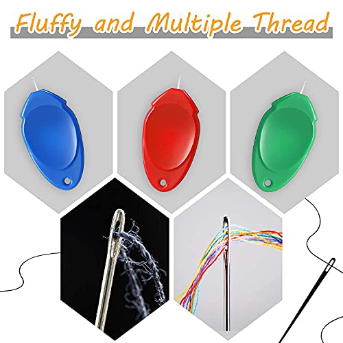TOOVREN Needle Threaders, TOOVREN Needle Threader Tool, Needle Threaders for Hand Sewing with Clear Box, Simple Needle Threader Great for Needle Work, Sewing Machine, Embroidery, Cross-Stitch, 5 Colors Random - Image 5