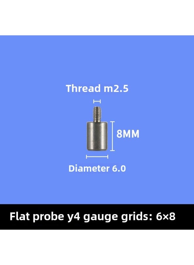 # Dial Indicator Needle Flat Tip Measuring Special-shaped Gauge Needle Curved Gauge Measuring Table. Thousands Of Minutes Meter High-Color:Y4 6×8MM  - Image 1