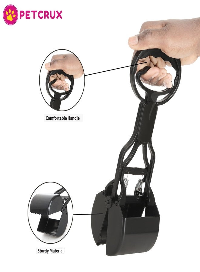 Petcrux Premium Clamp Poop Scooper for Pet Waste, Cleaner & Picker Potty Scooper, High Strength Material, and Durable Spring for Easy Grass and Gravel Pick Up Puppies & Small Breed - Small - Image 4