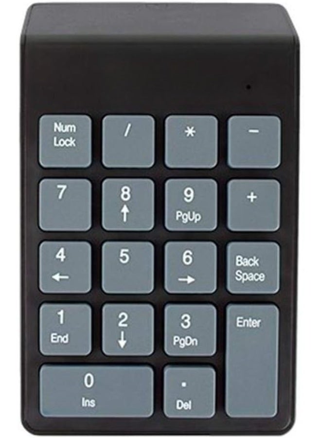كيبورد رقمي لاسلكي – 18 مفتاح غشائي هادئ – اتصال USB – تصميم محمول – متوافق مع ويندوز 7 و8 - Image 2