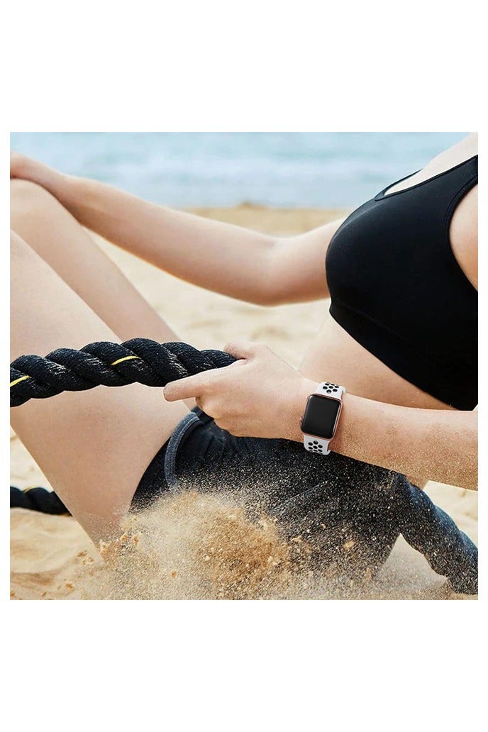 OLYSON Pack Sport Silicone Bands Compatible with Apple Watch - Main Image