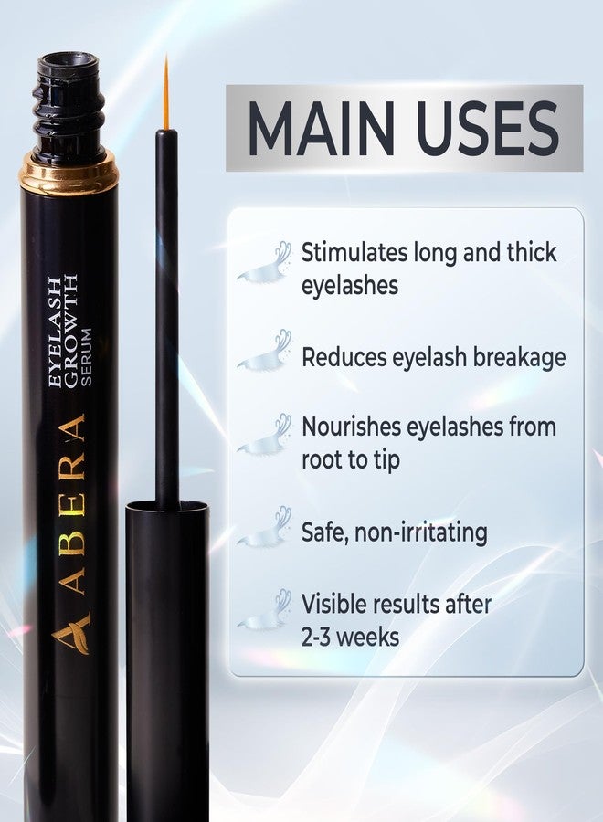 Abera Misan Eyelash Growth Serum (Upgrade Version) - Natural Lash Booster and Lash Enhancer, Regenerating and Nourishing Lashes Longer and Thicker (2. Set of 2 with Gift) - Image 3