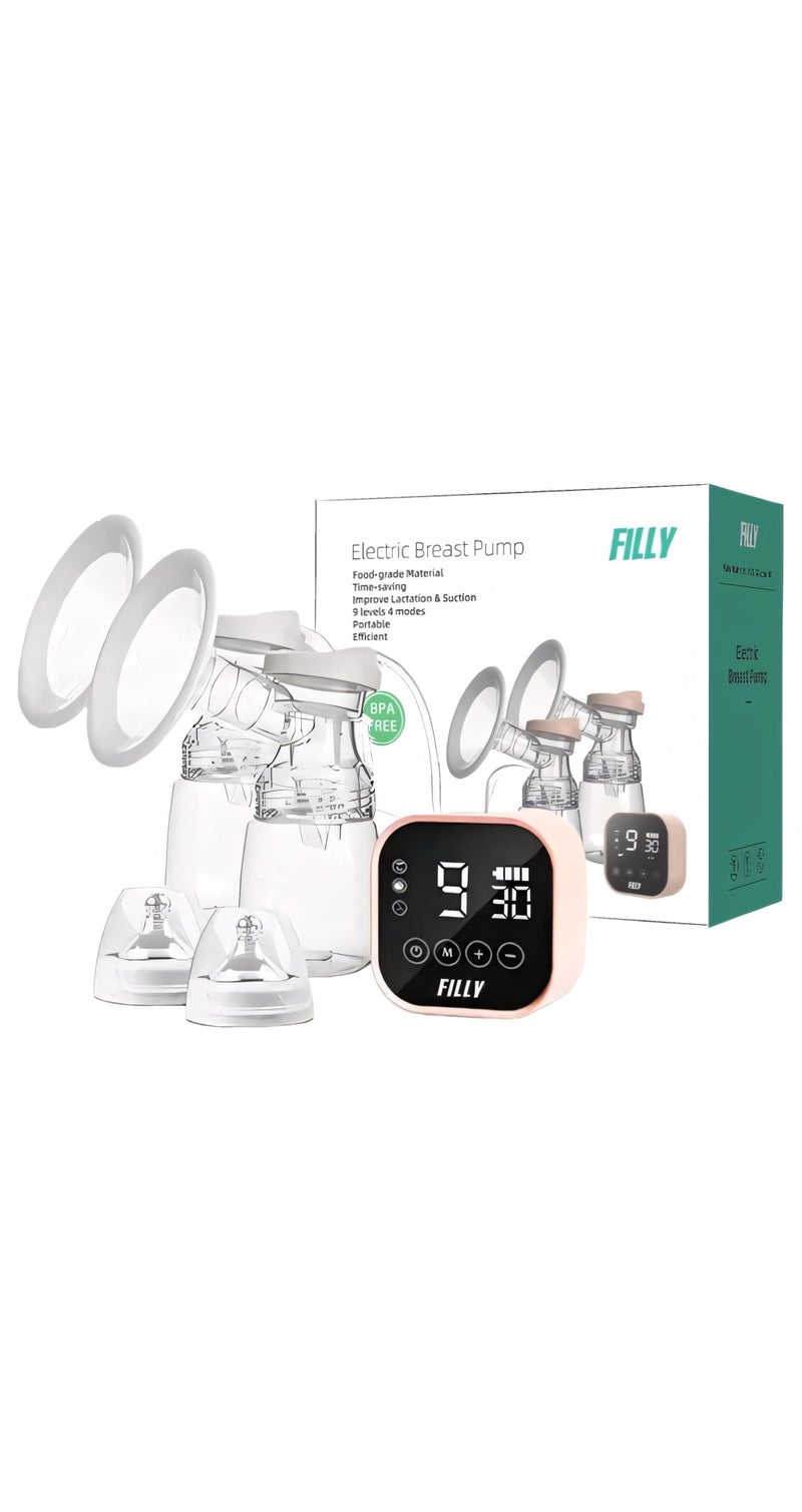 Filly Electric Double Breast Pump with Lactation Function Wearable Hands Free Electric Automatic Breastfeeding Breast Pump - Image 1