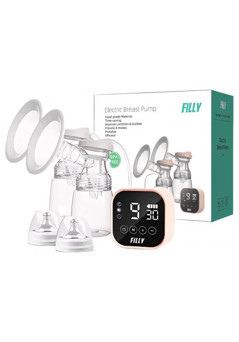 Filly Electric Double Breast Pump with Lactation Function Wearable Hands Free Electric Automatic Breastfeeding Breast Pump - Image 1