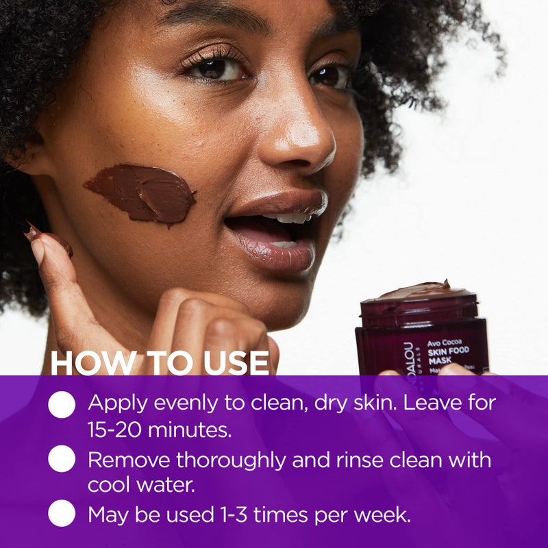 Andalou Naturals Facial Mask, Avo Cocoa Skin Food, 1.7 Ounce - Image 3