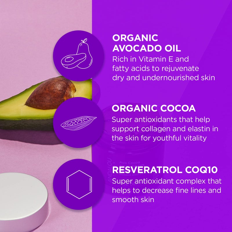 Andalou Naturals Facial Mask, Avo Cocoa Skin Food, 1.7 Ounce - Image 4