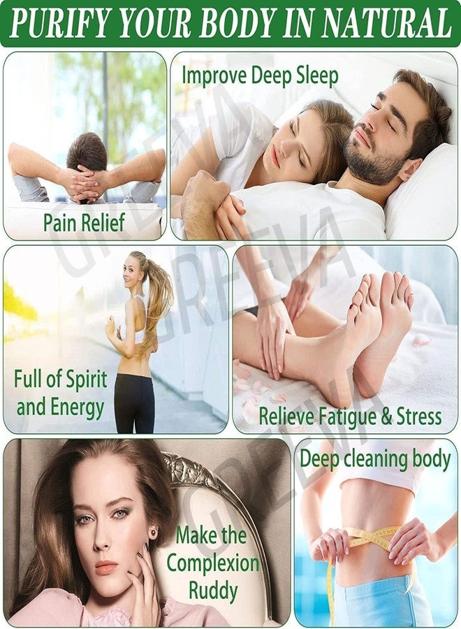 GREEVA Premium Detox Foot patches 30 pads, Cleansing Toxin Remover Foot Pads, Pain Relief,Stress Relief Sleep Patch for Detoxification, For Men & Women (pack of 3= 30 pads) - Image 2